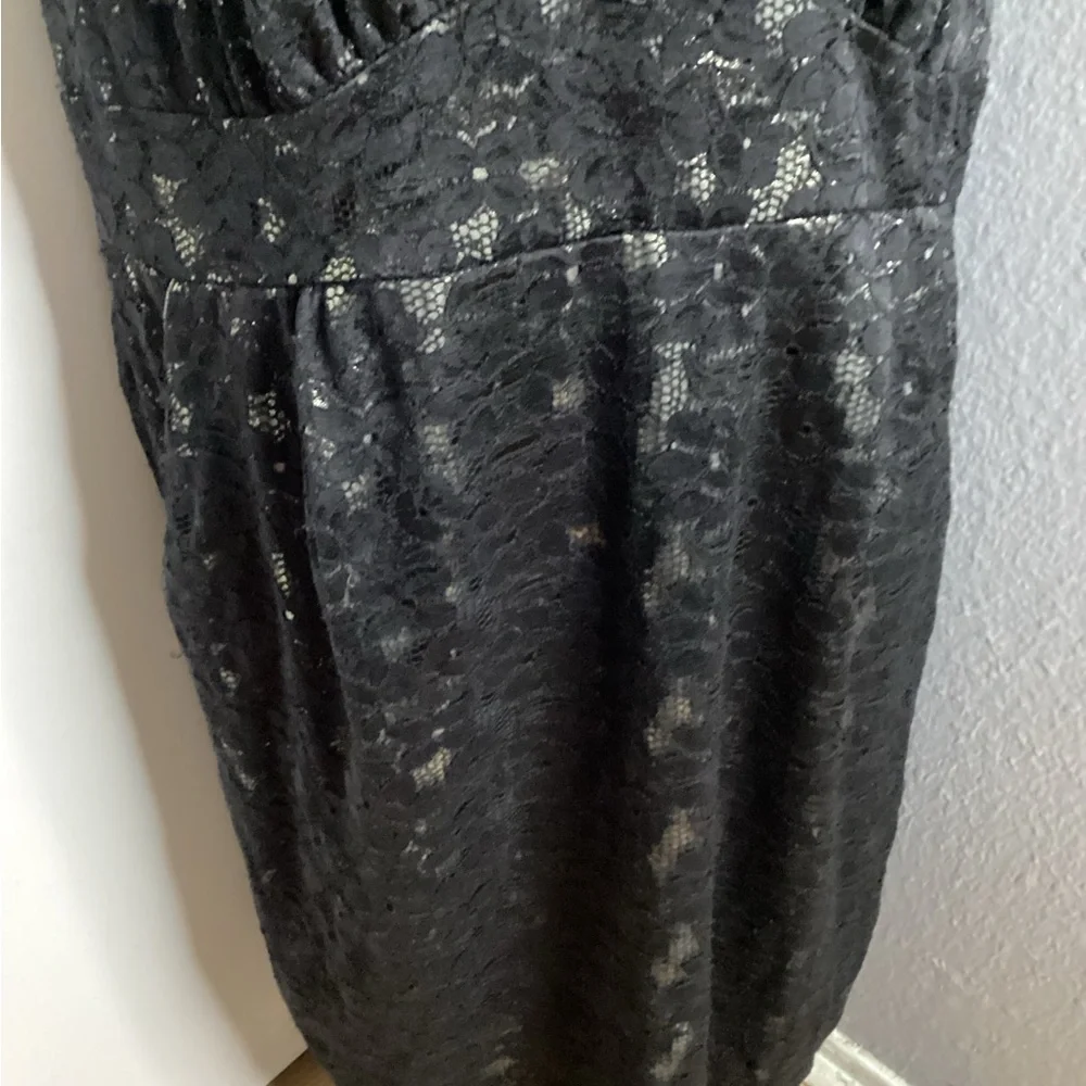 NWOT Torrid Black and Gold Lace Dress 16 - Picture 3 of 11